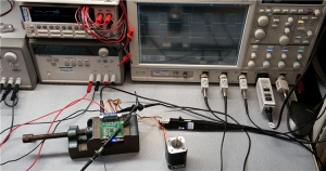 Figure 1: Example lab set-up to evaluating a motor system