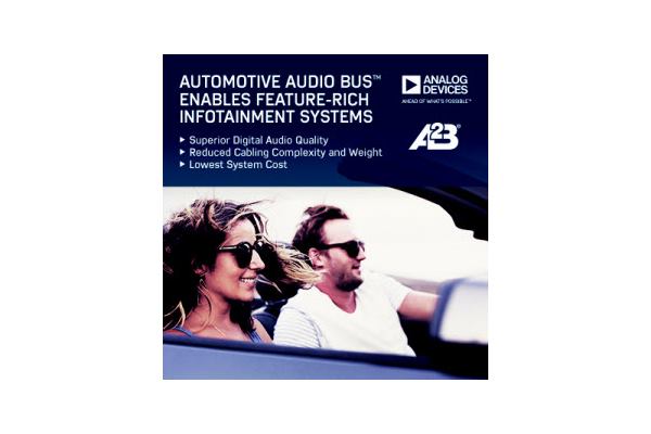 , Ford Motor Company Selects Analog Devices’ Automotive Audio Bus™ for its Next-Generation Infotainment Systems