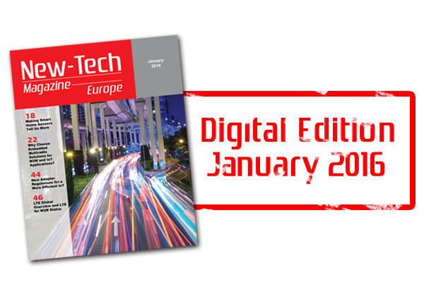 , New-Tech Europe Digital Magazine | January 2016