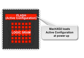 2 -SRAM FPGA with internal Flash