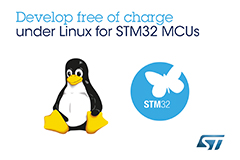 , STMicroelectronics Attracts Linux Users to Free Embedded Development on STM32 Microcontrollers