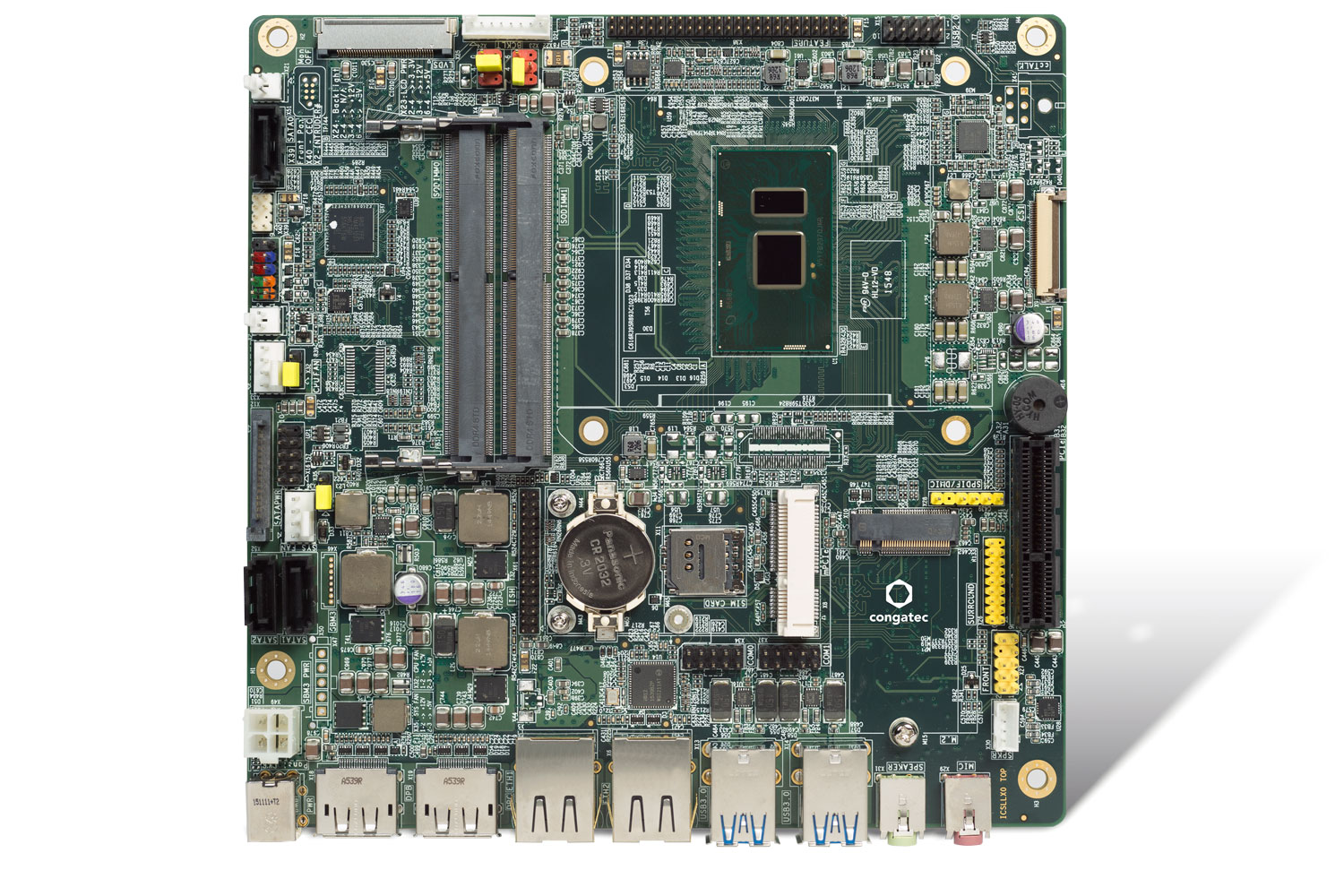 , congatec industrial-grade Thin Mini-ITX boards with 6th generation Intel Core processors offer high scalability