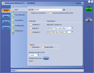 , Tektronix Announces Industry&#8217;s First NBASE-T Compliance Testing Solution Automated Test Application Supports Multiple Data Rates and Standards Including NBASE-T and the Emerging IEEE 802.3bz