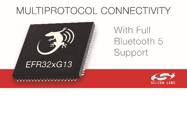 , Wireless Gecko SoC Portfolio Supports Full Bluetooth 5 Connectivity and Expands Memory Options