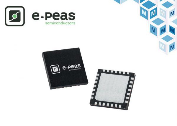 , Mouser Electronics First Authorised Global Distributor of e peas Energy-Harvesting PMICs