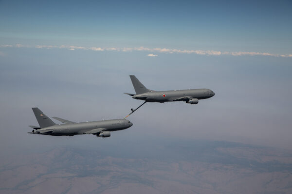 , Boeing Delivers First KC-46A Tanker to Japan