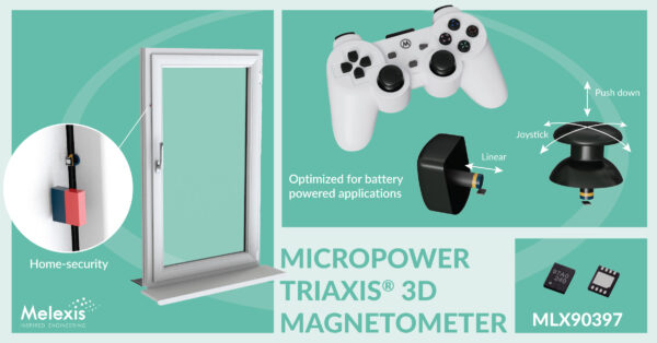 , 3D-magnetometer optimized for battery powered applications