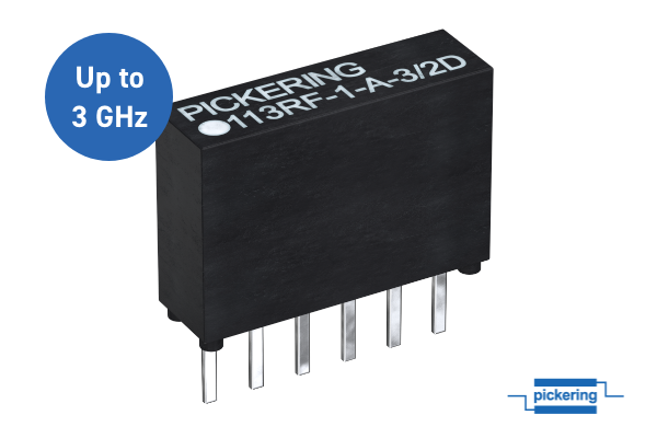 , New miniature coaxial reed relay for high-speed RF systems up to 3GHz