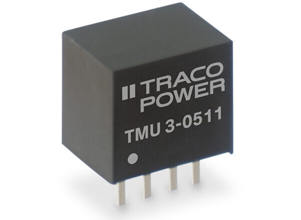 , TMU 3 Series Compact unregulated 3 Watt DC/DC converters (SIP-4)  for industrial applications