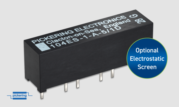 , Pickering adds electrostatic shielding to high voltage miniature reed relay to minimize noise