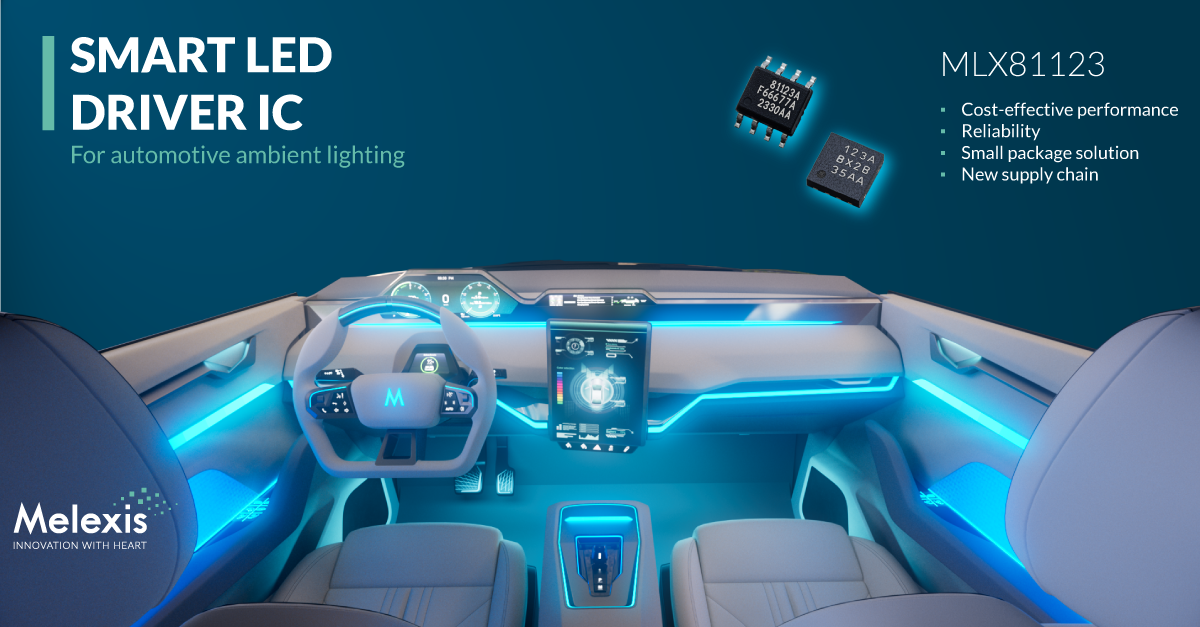 , Melexis miniaturizes LED drivers for automotive lighting