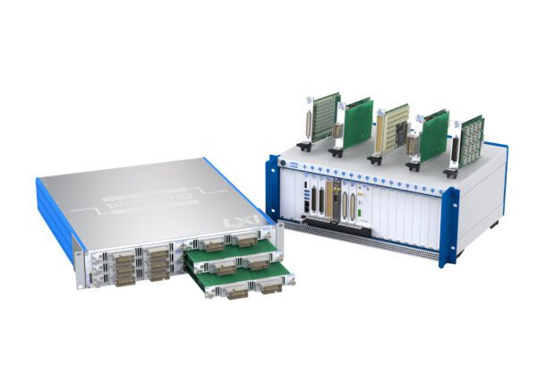 , EV BMS test rig demo from Pickering Interfaces on show at The Battery Show Europe 2024, Stuttgart, Germany