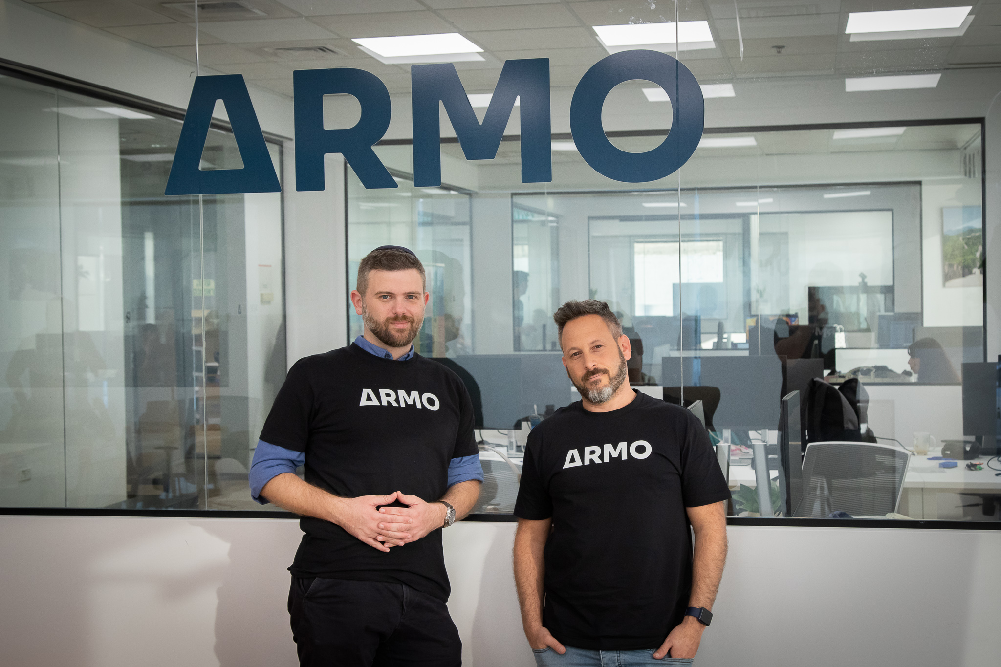 The founders of ARMO: CEO Shauli Rozen and CTO Ben Hirschberg. Credit: ARMO